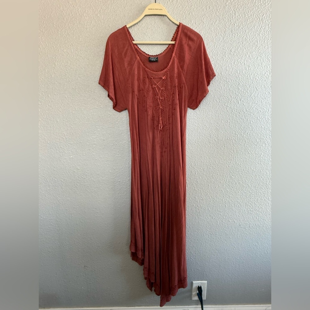 Sakkas Caftán Dress Size One Size Embroidered‎